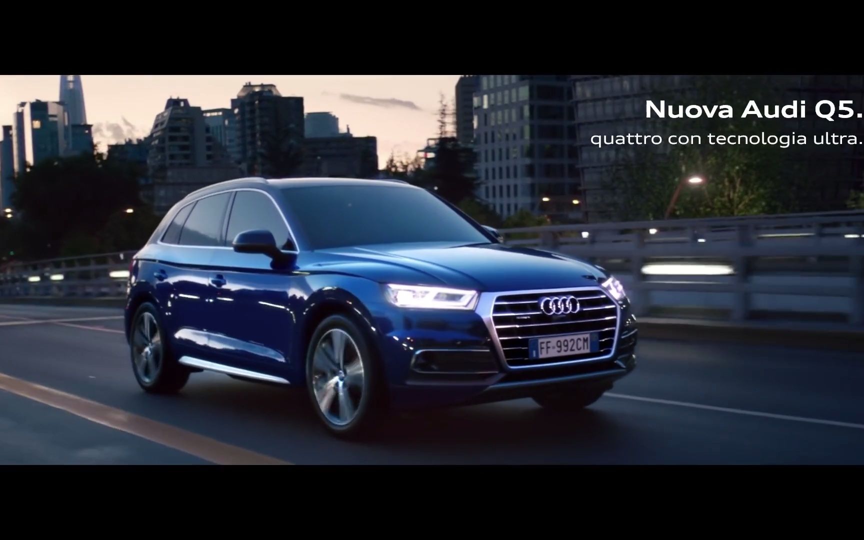 【1080p】奥迪q5意大利区2017年电视广告45秒