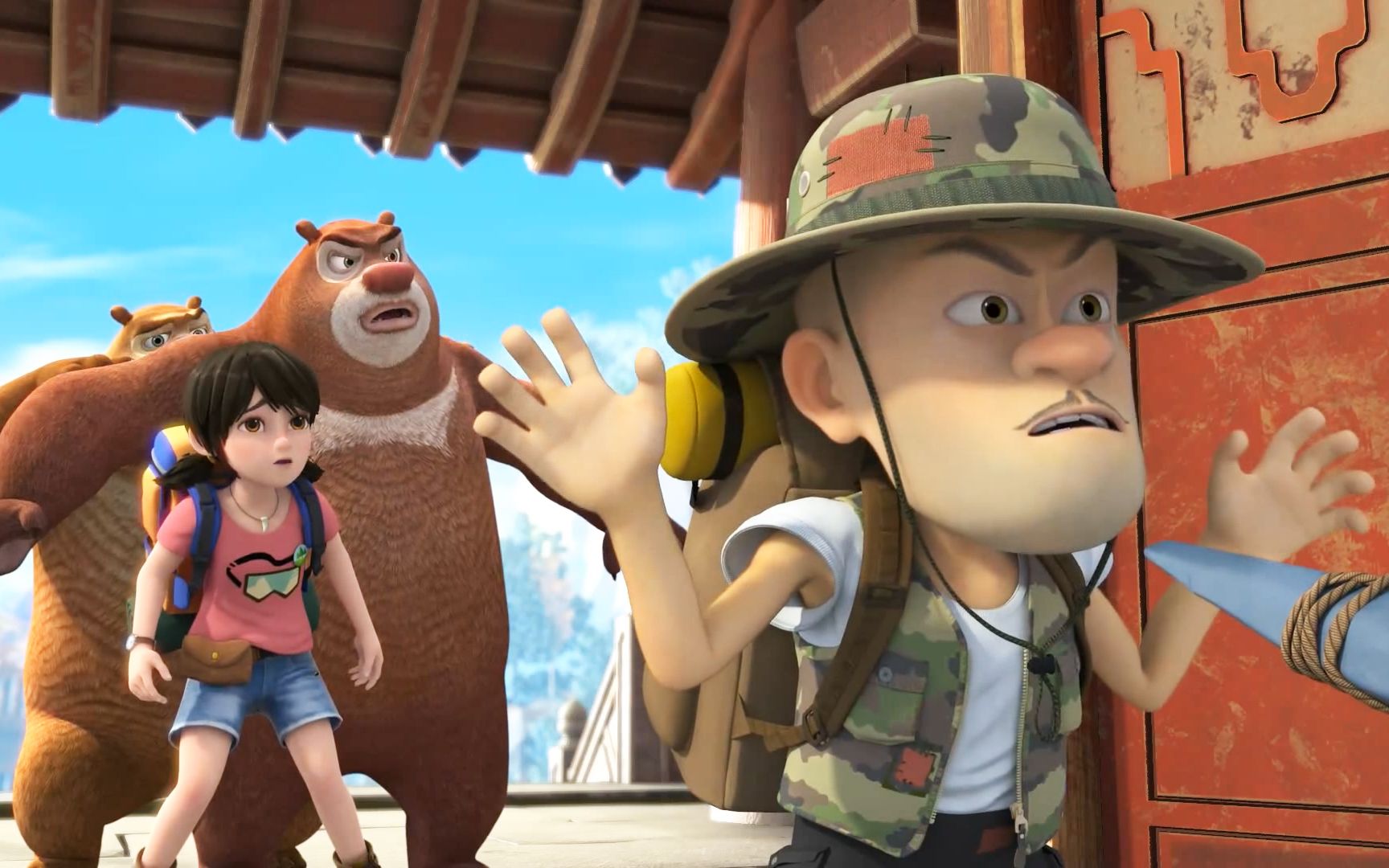 熊出没之探险日记2赵琳众人误闯大鹏寺看光头强如何化解危机