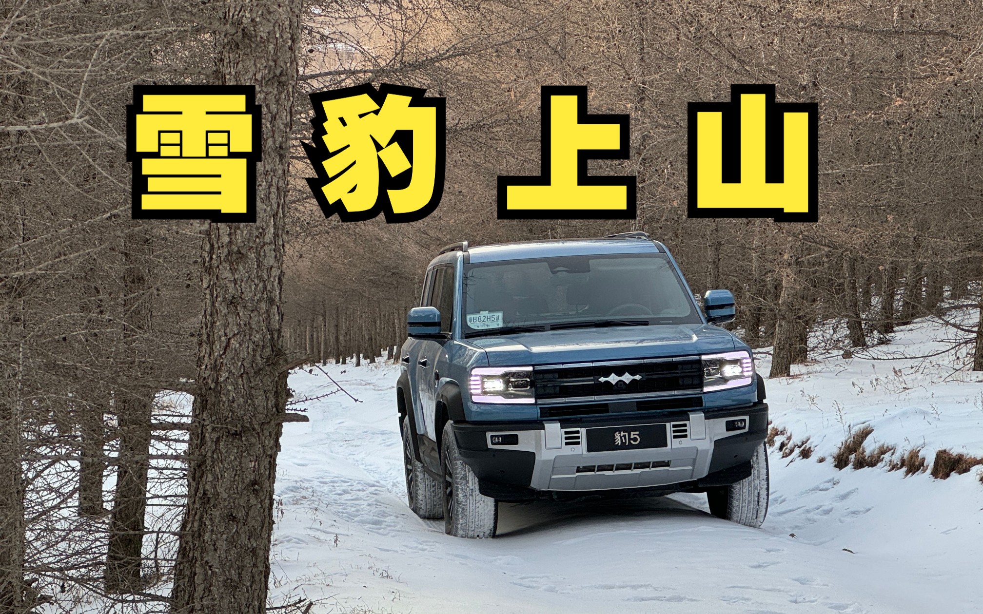"雪豹"上山 豹5走雪地 到底行不行?