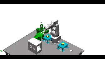 ABB机器人上下料实验工作站