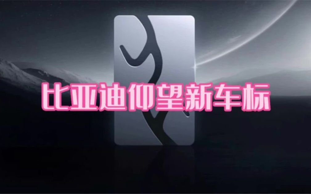 比亚迪高端品牌仰望logo发布!你们觉得好看吗?哔哩哔哩bilibili