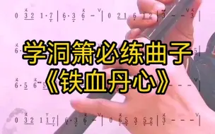 Video herunterladen: 学洞箫必练曲子《铁血丹心》