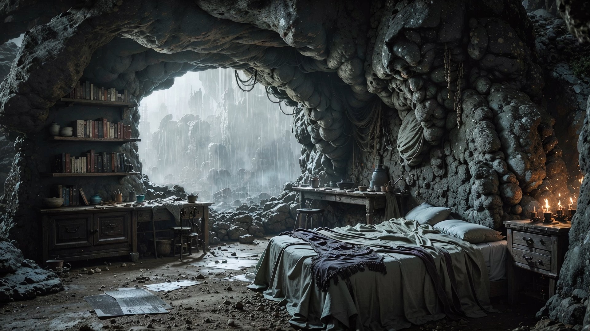 末世之下,难得一处安生之地.雨声/白噪音