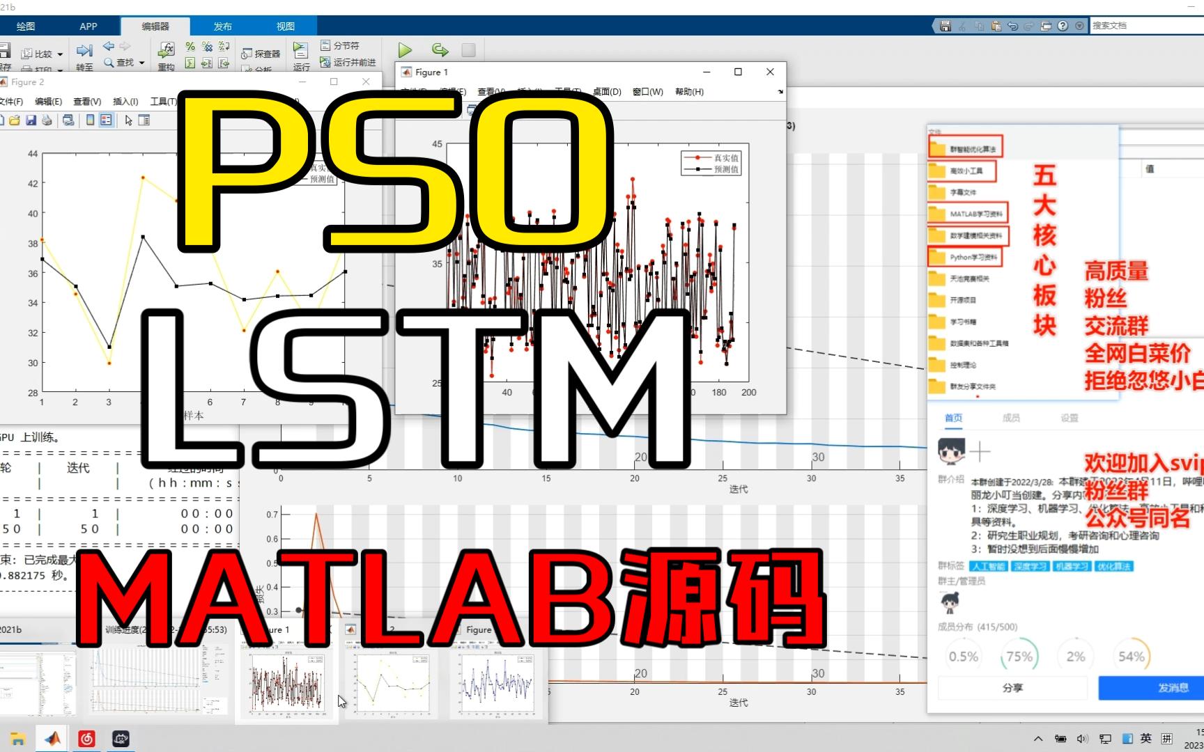 202基于粒子群优化算法优化的LSTM长短期神经网络应用PSOLSTM哔哩哔哩bilibili