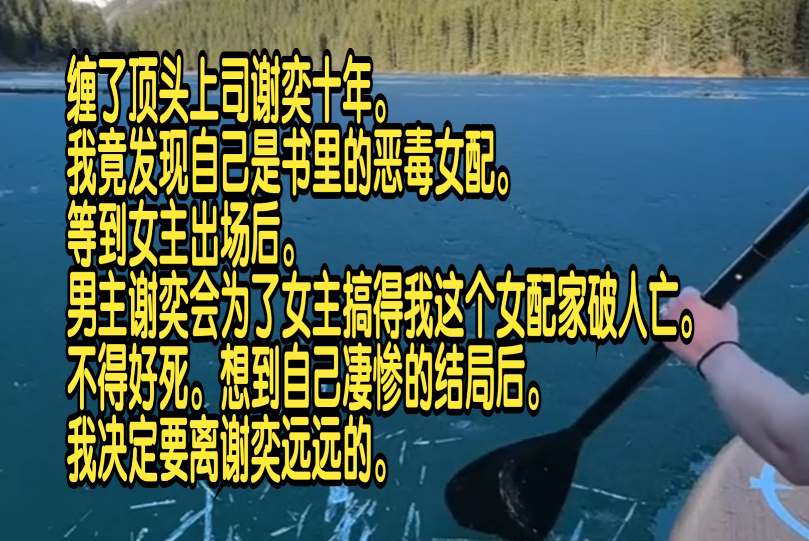 [图]缠了顶头上司谢奕十年，我竟发现自己是书里的恶毒女配。等到女主出场后，男主谢奕会为了女主搞得我这个女配家破人亡，不得好死。想到自己凄惨的结局后，我决定要离谢奕远远