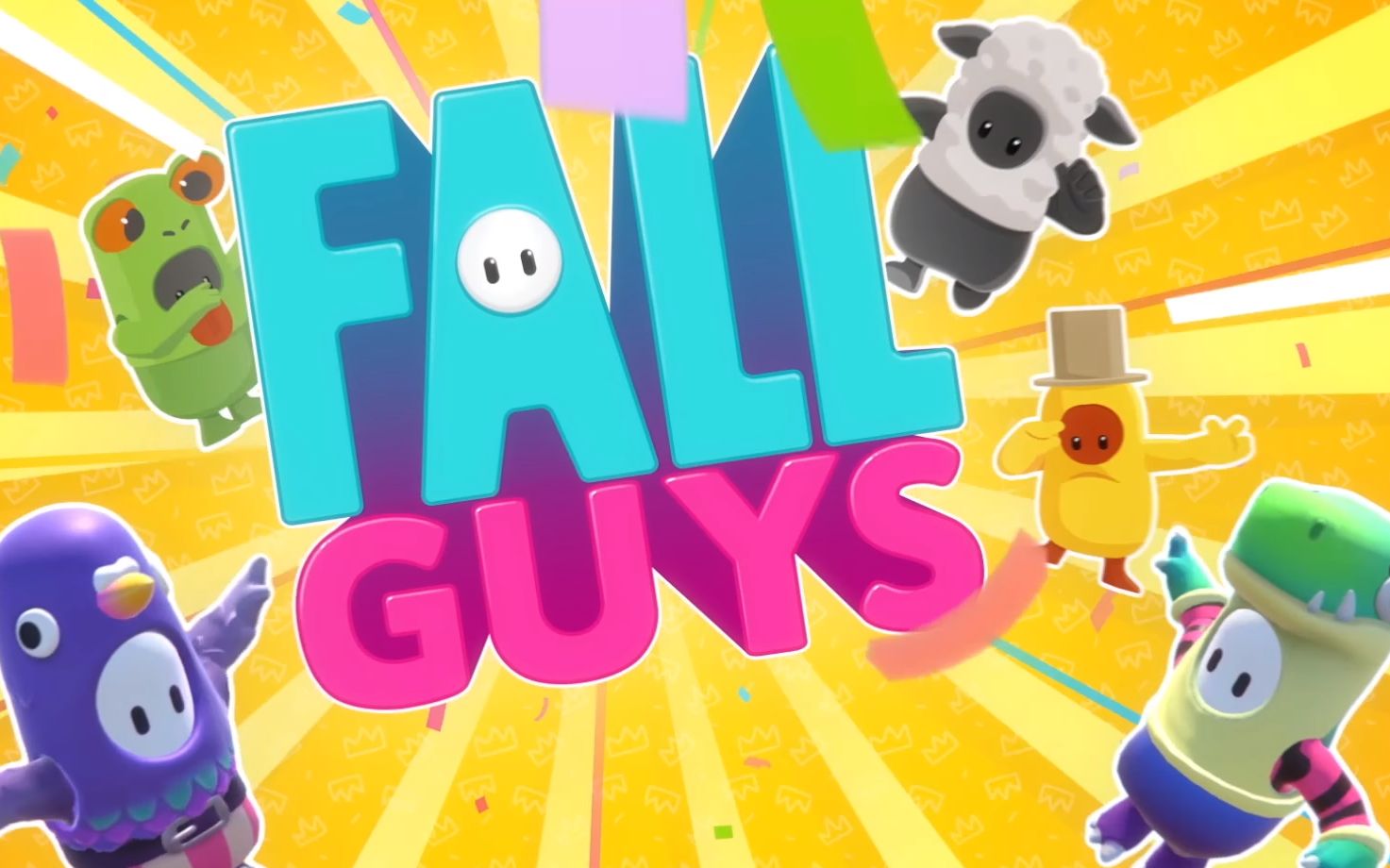 沙雕游戏《fall guys》抢先试玩 录播 "生而为糖 我很抱歉"_哔哩哔哩