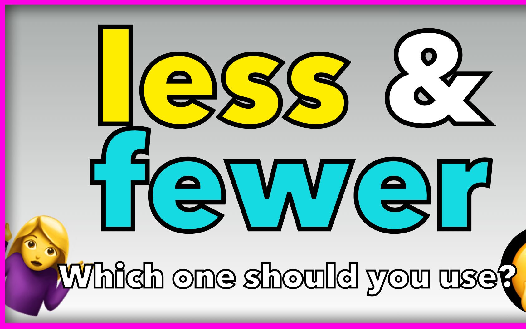 less vs fewer, english lesson
