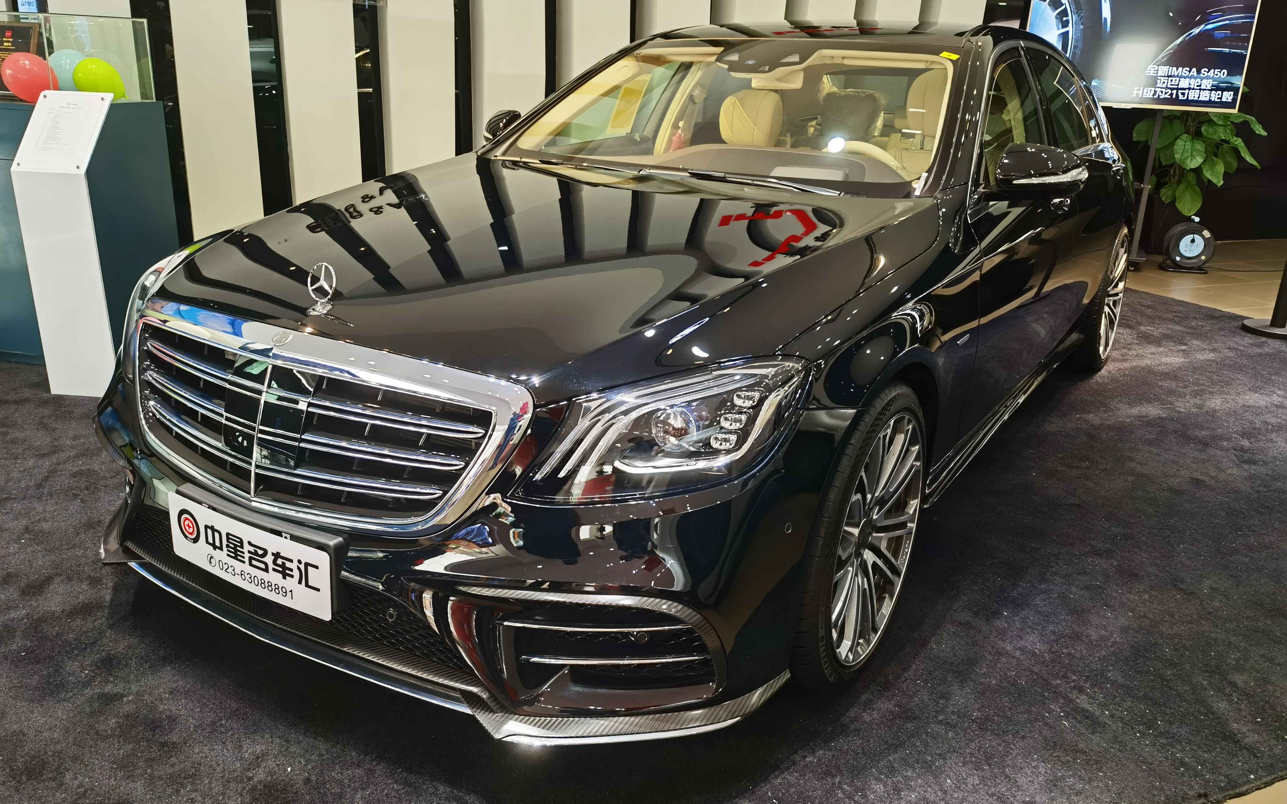 豪华稳重大气范儿,奔驰s450外观内饰实拍