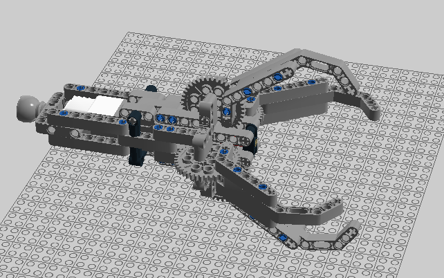 乐高机械爪搭建图片