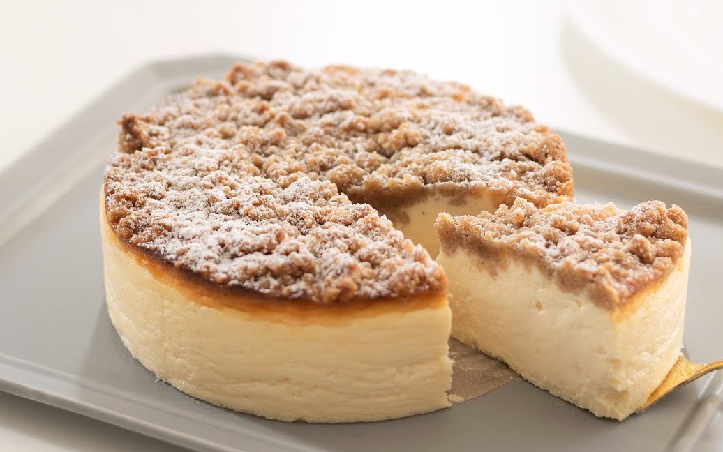 超酥脆的杏仁酥皮芝士蛋糕?