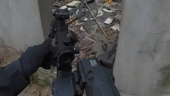 用atm波箱的HK416d干掉三名对手WARGAME水弹下场