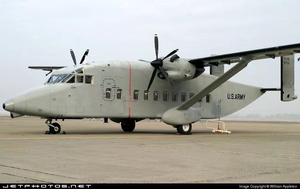 一架飞机的故事——最后一架肖特330,90-07016,肖特c-23c 雪帕