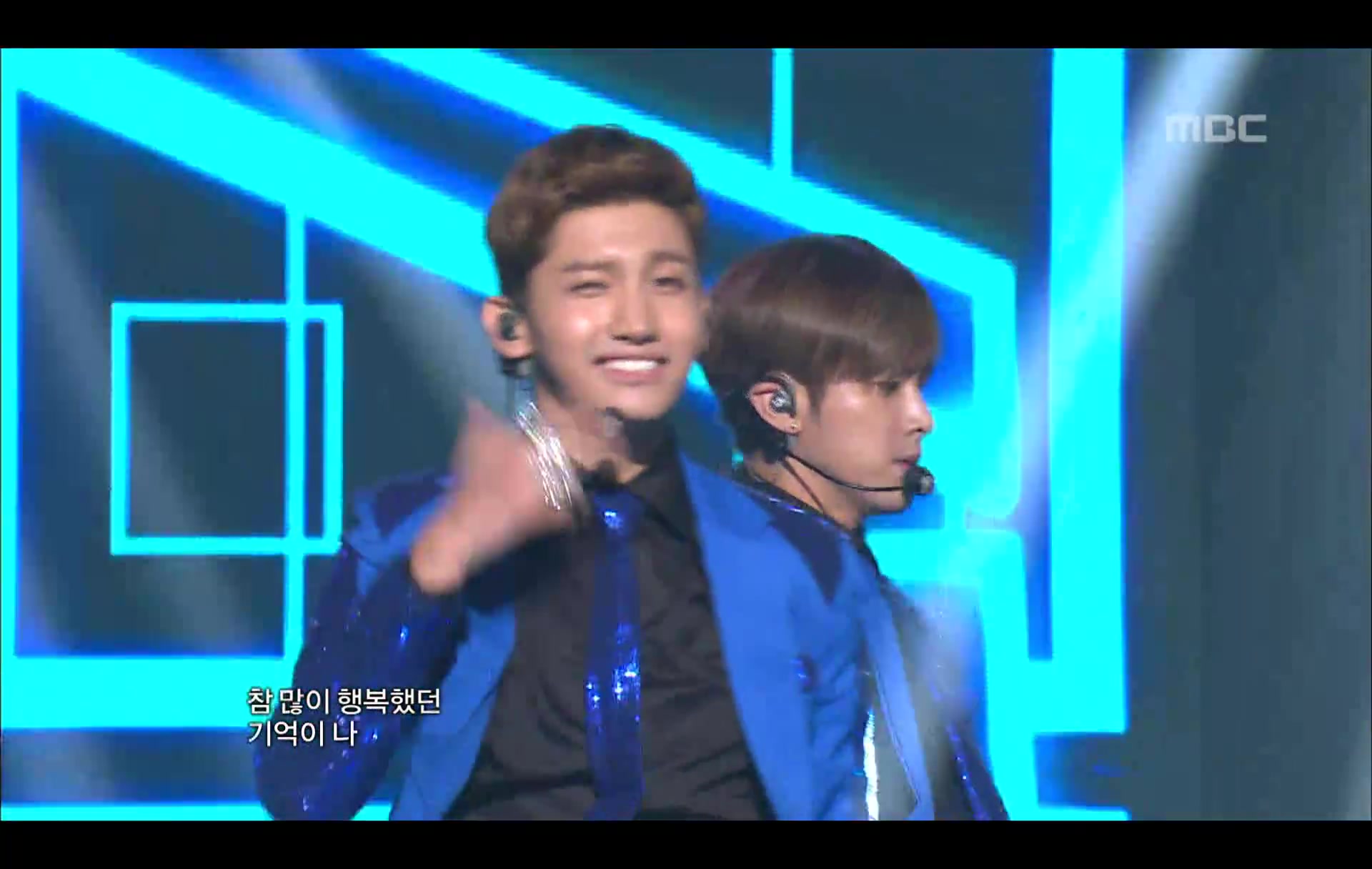 (KPOP现场)东方神起  《Catch Me》, Music Core 20121103哔哩哔哩bilibili