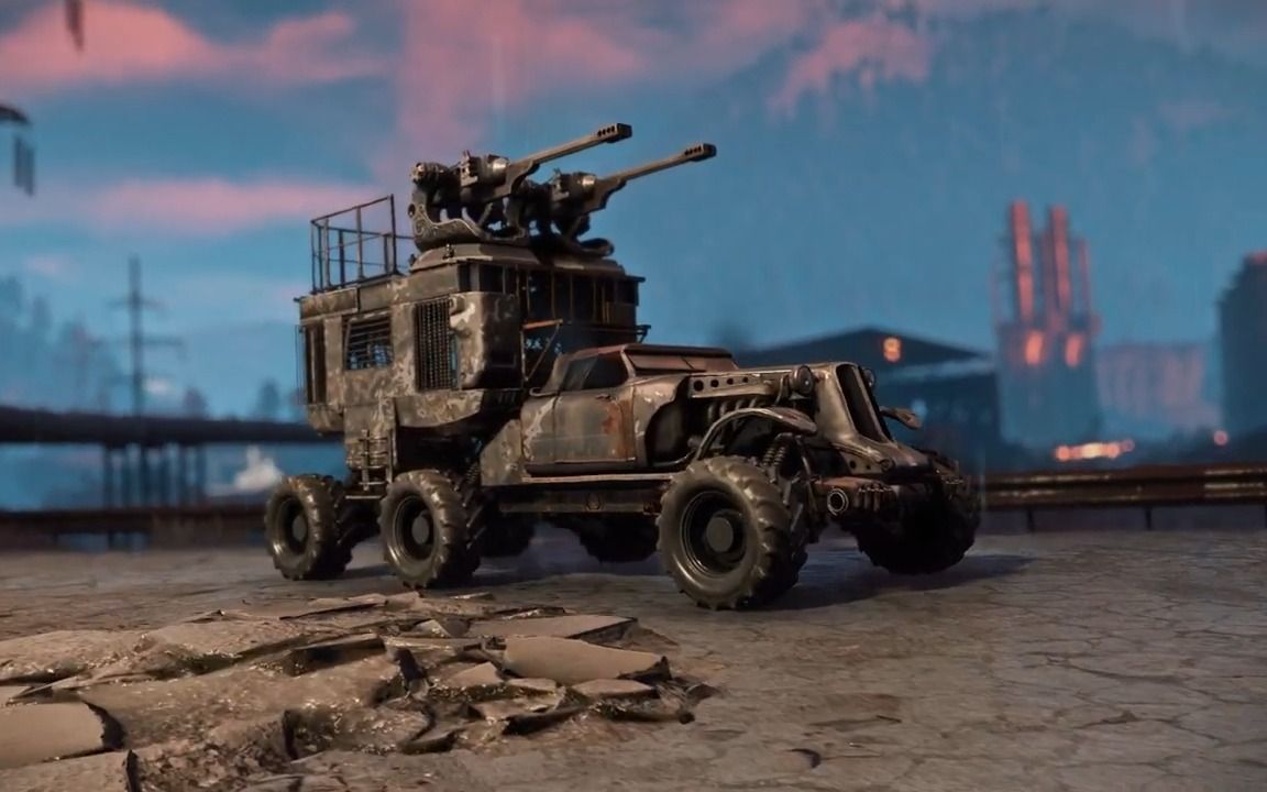 创世战车国际服新车包"猎首"——crossout_ bone hunter (lite