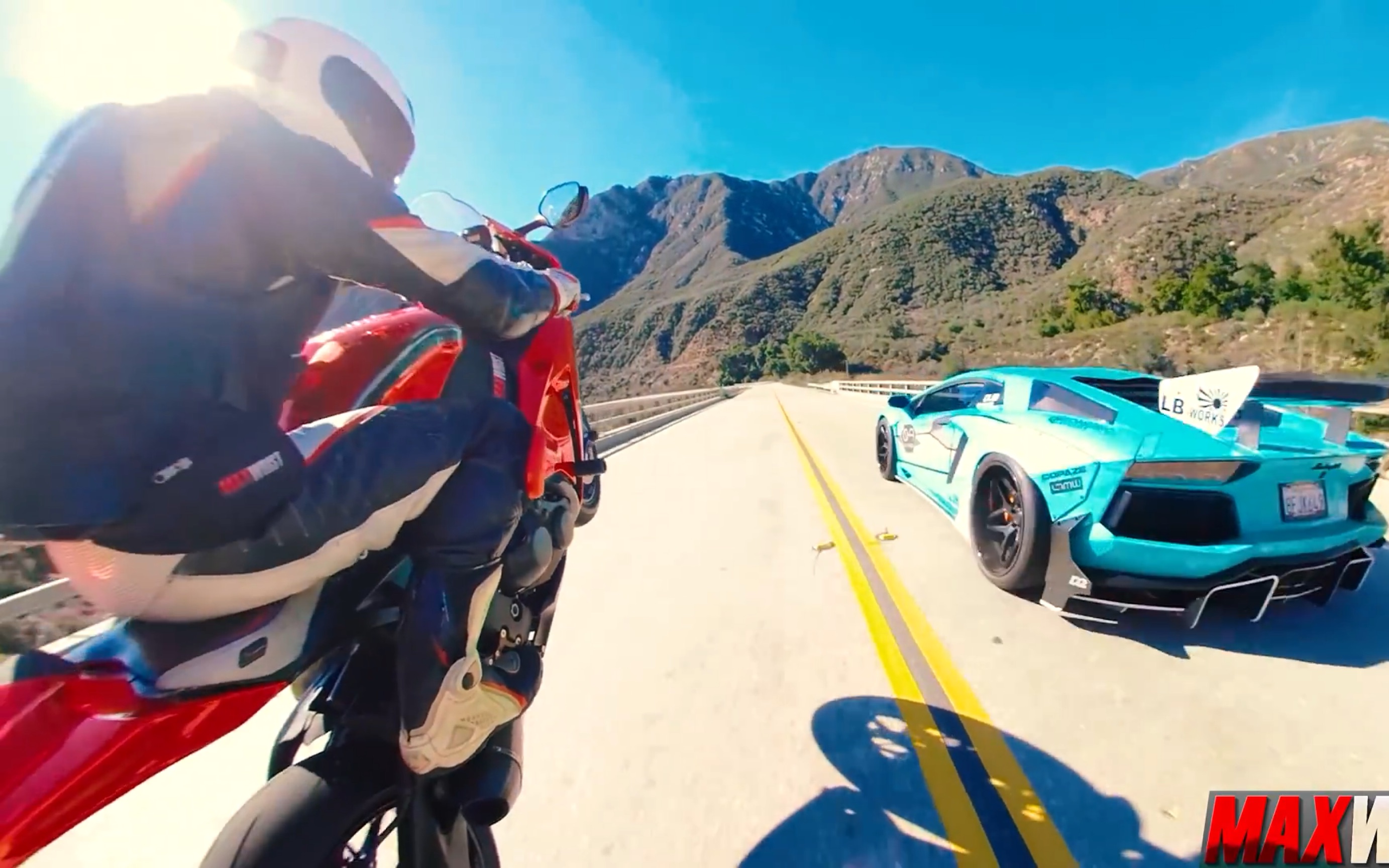 机车疯子maxwrist与大牛飙车,全方位3d视角