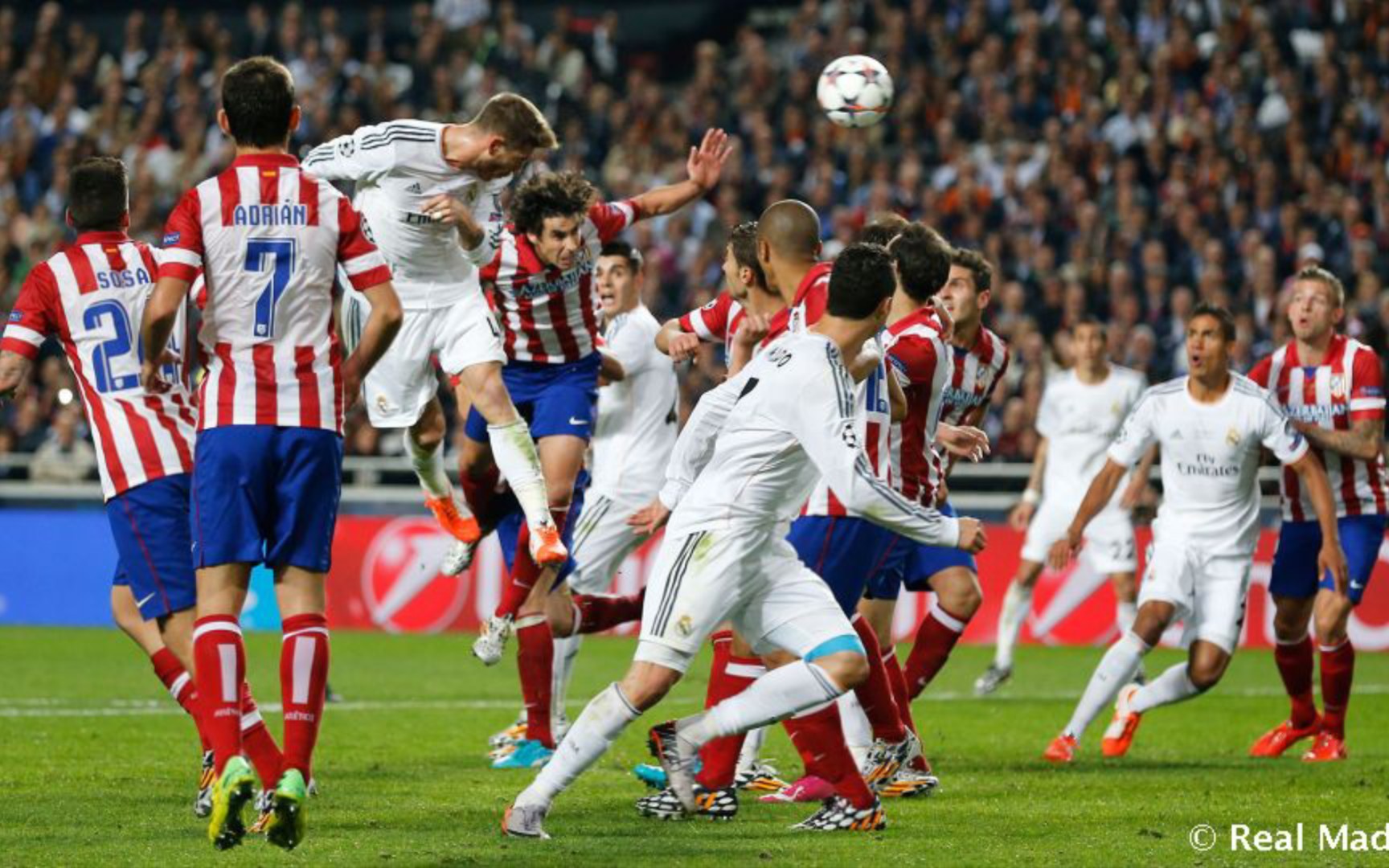 皇马官方回顾2014欧冠决赛,一场惊天大逆转,皇马4:1马竞夺得队史第十