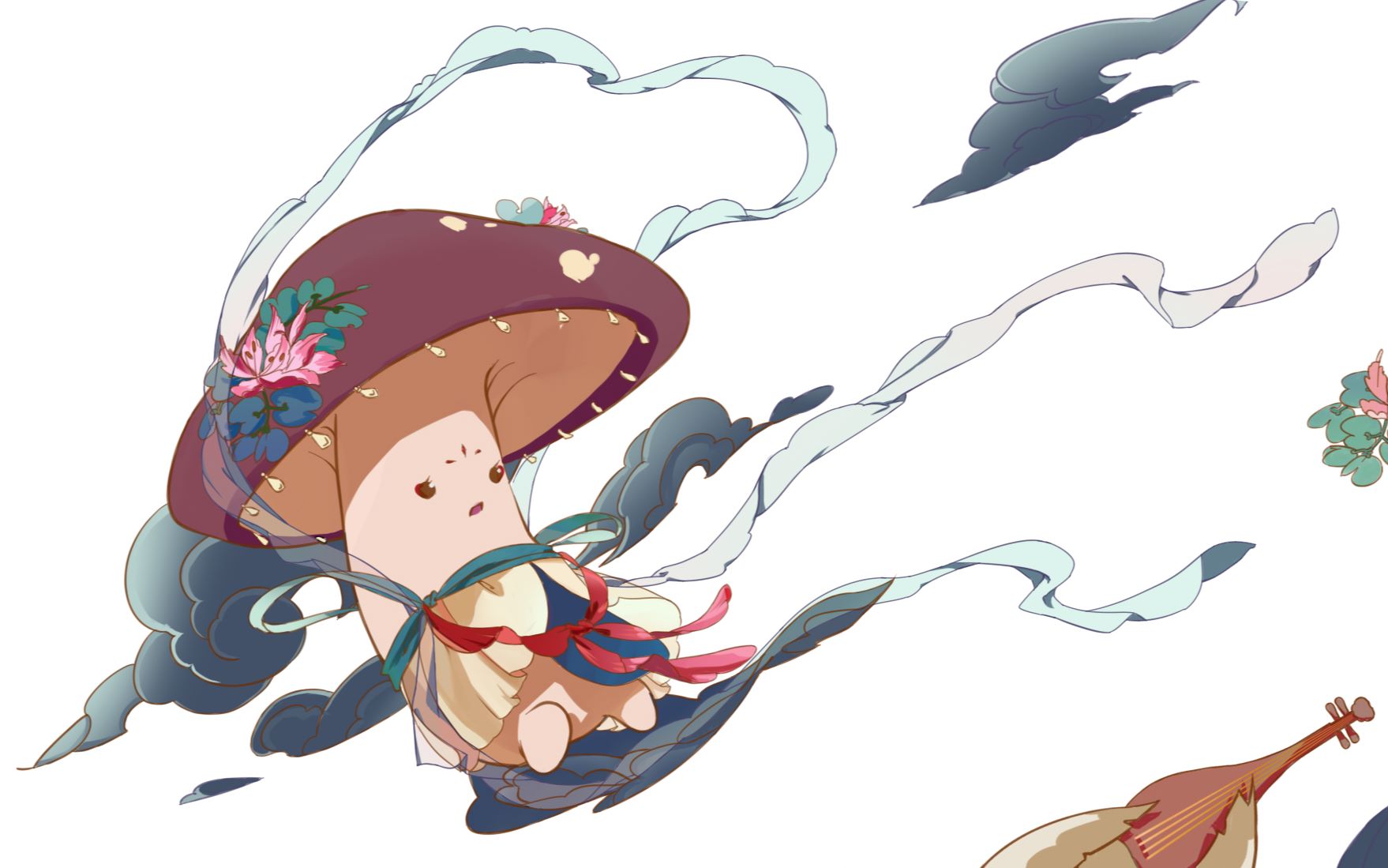二维动画短片《花树上的小蘑菇》