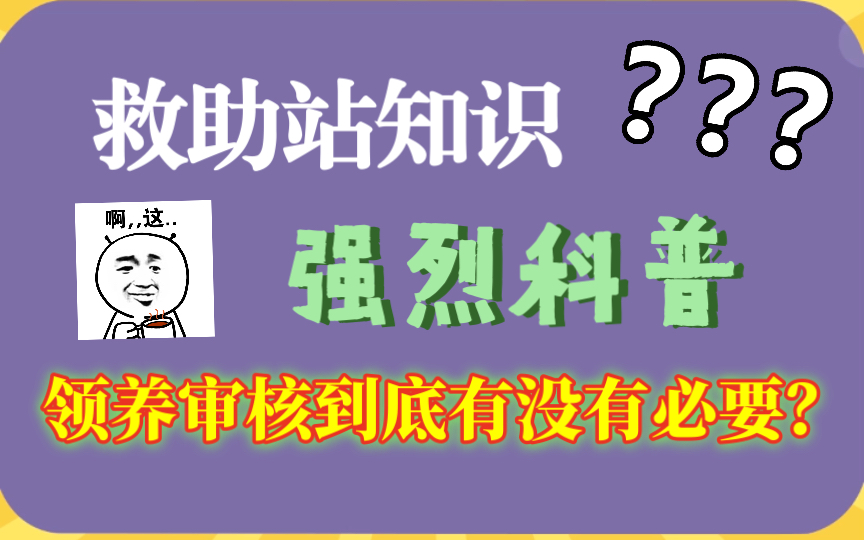 流浪动物救助站领养为什么要严格审核?哔哩哔哩bilibili