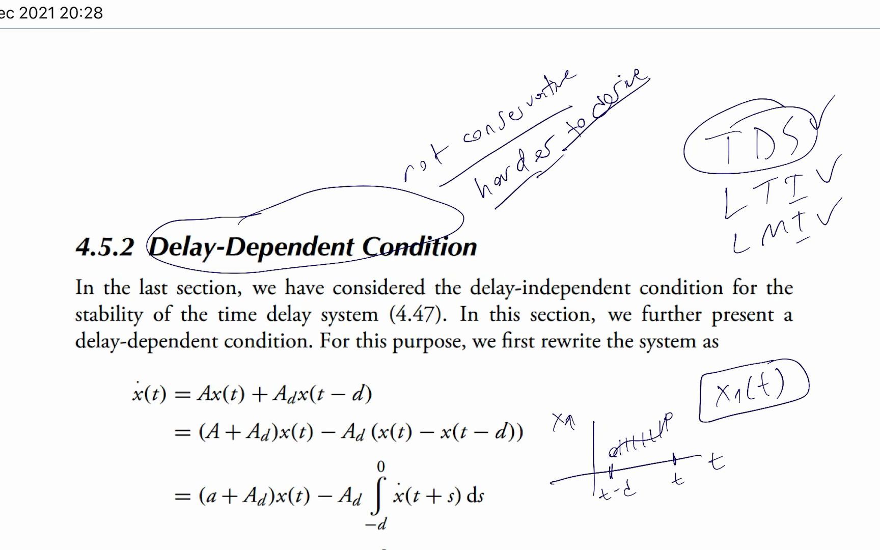 ime delay LTI systems LMI condition for stability PROOF(时延系统稳定性证明)哔哩哔哩bilibili