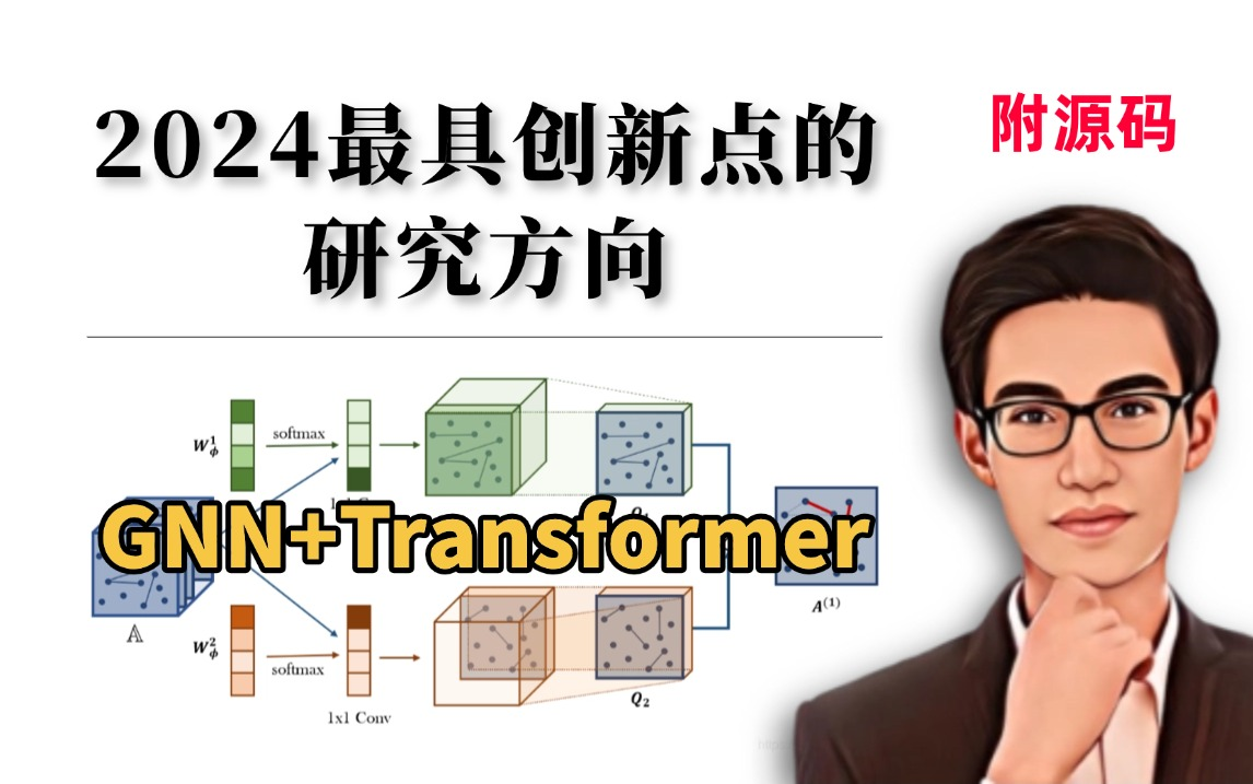 2024年最具论文创新点方向:GNN+Transformer,同济大佬精讲算法基础+代码复现+论文解读,比刷剧还爽!哔哩哔哩bilibili