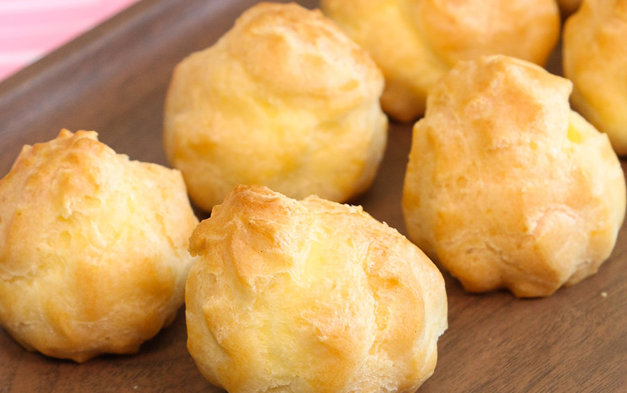 奶油迷泡芙丨奶油迷你泡芙丨私房店的必备宠儿,一口一个超满足,在家