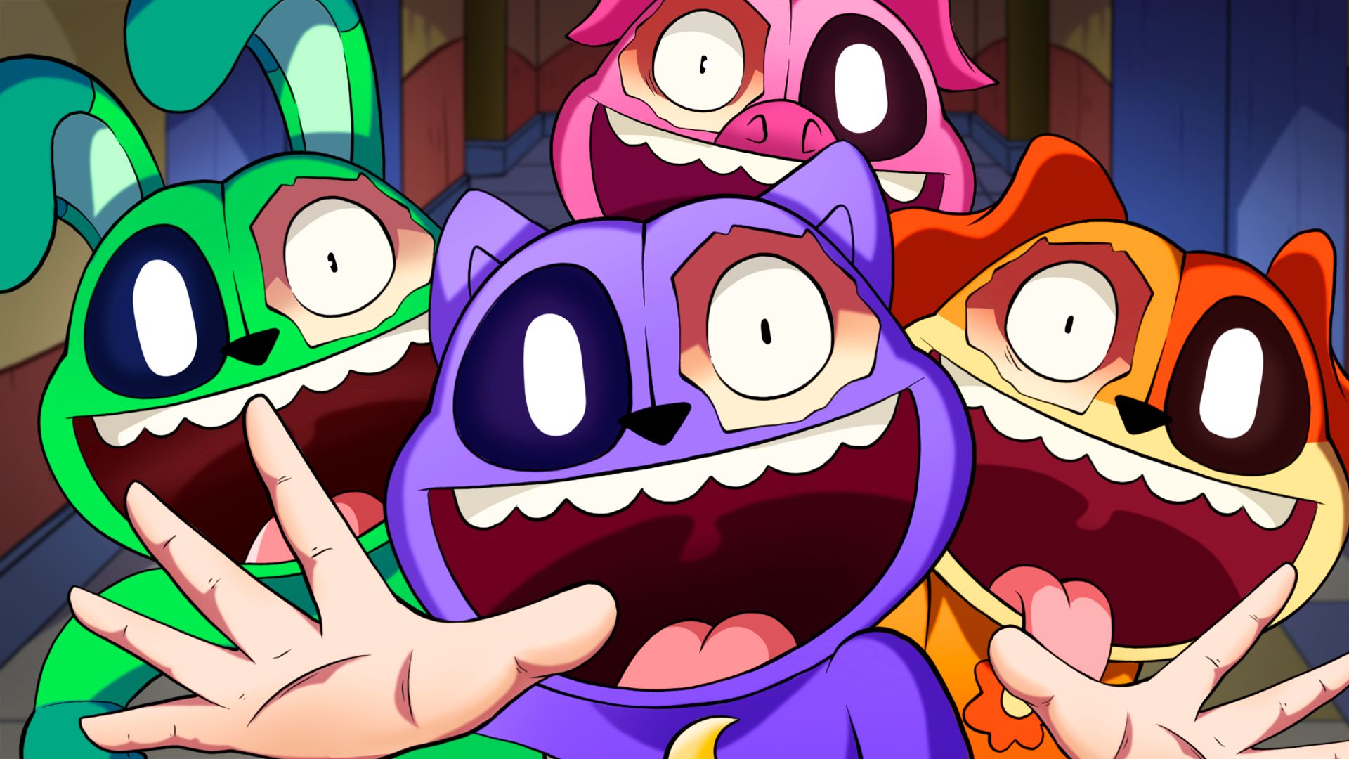 smiling critters 的悲伤故事【波比的游戏时间/动画】- poppy play