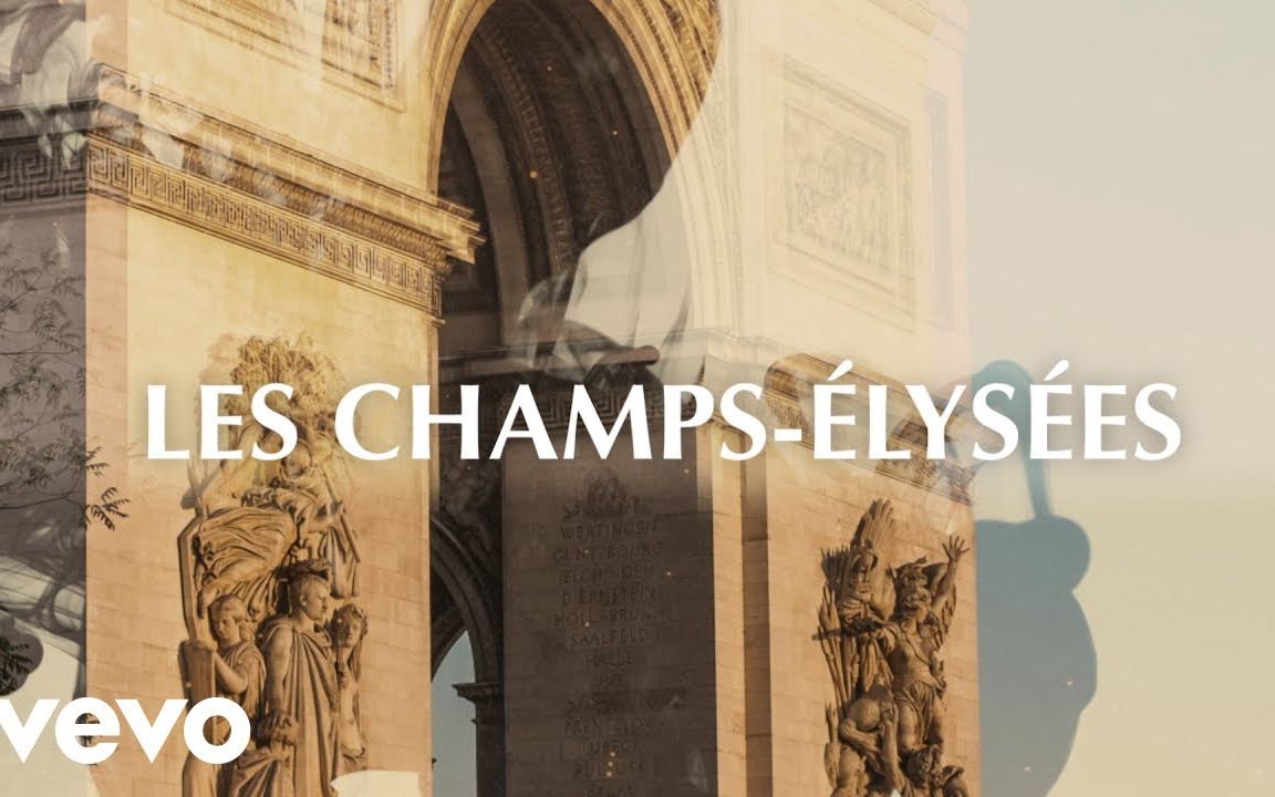 歌词版【香榭丽舍大道】Joe Dassin Les Champs Elys㩥s Lyrics version哔哩哔哩bilibili