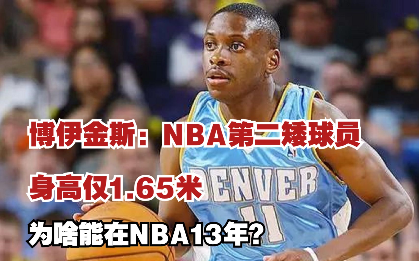 博伊金斯NBA第二矮球员,身高仅1.65米,为啥能在NBA13年?哔哩哔哩bilibili