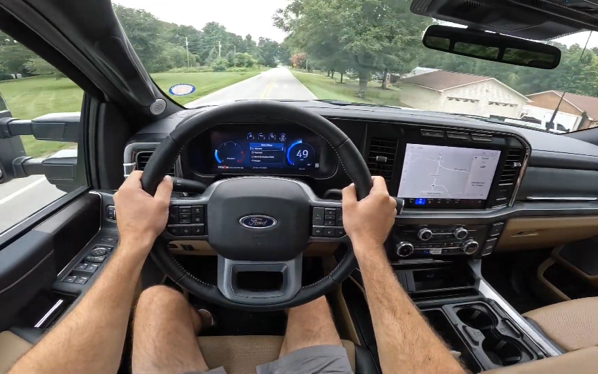 2023款福特f250皮卡 第一视角试驾