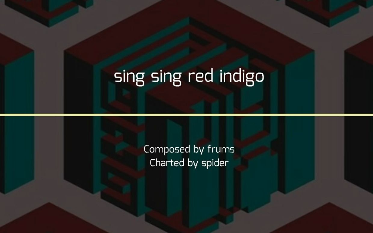 【3rdPecJam/Phi自制】靛红之歌 sing sing red indigo (已修正)音游热门视频