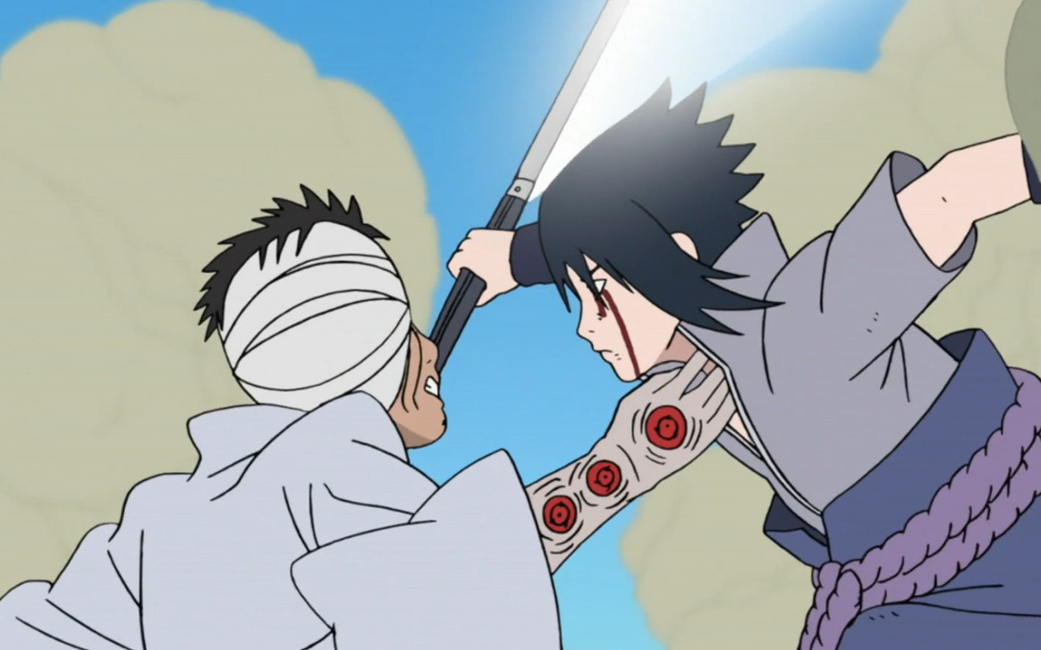 佐助vs团藏,须佐第一次登场!是何等震撼!