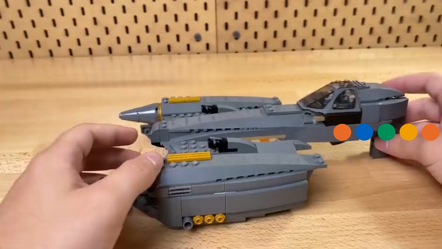 乐高星球大战:乐高乐高星球大战ucs歼星舰75252拼装过程一米多的大