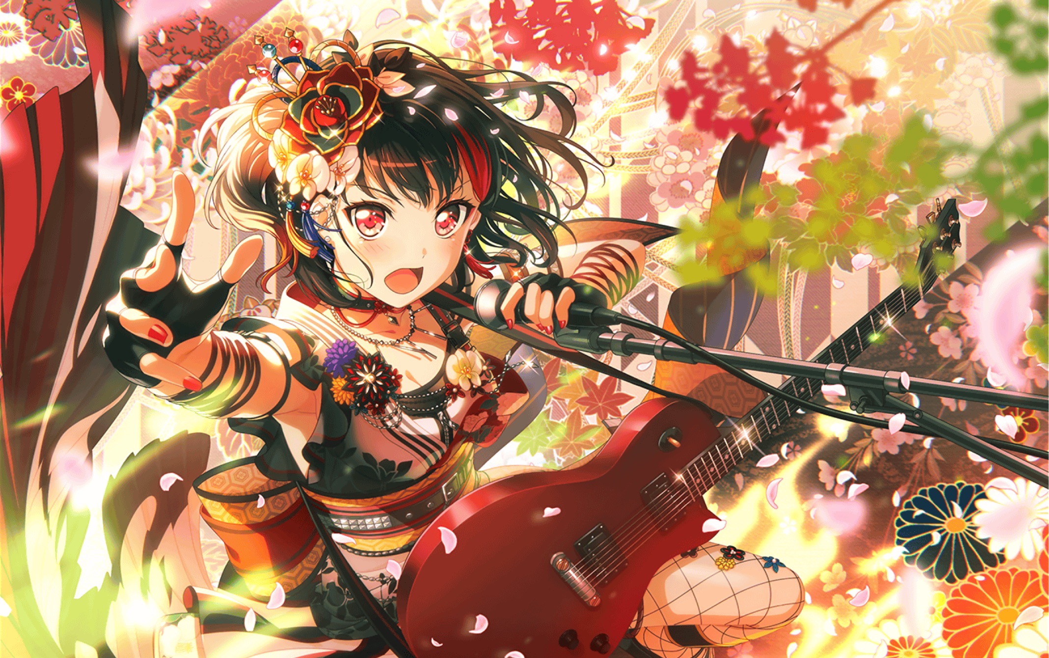 【bang dream】afterglow cover新曲「ロキ」ex fc (附中字)_哔哩哔哩