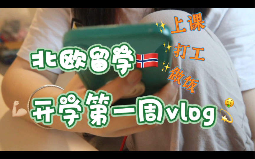 挪威留学vlog|新学期开学第一周怎么过|流水账哔哩哔哩bilibili