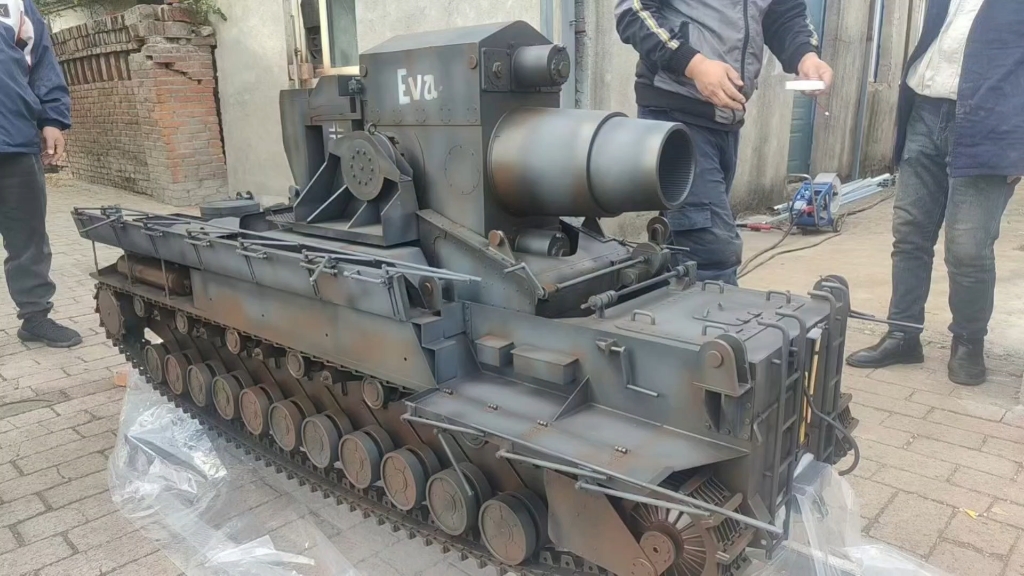 1/6卡尔臼炮涂装完毕