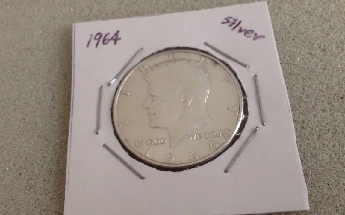 [图]今天又买了个肯尼迪银元1964 Silver Kennedy Half Dollar