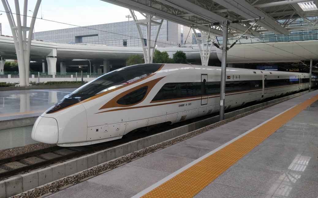 铁路随拍大长金长编组复兴号cr400bfa收录cr400bfa3029担当g14上海