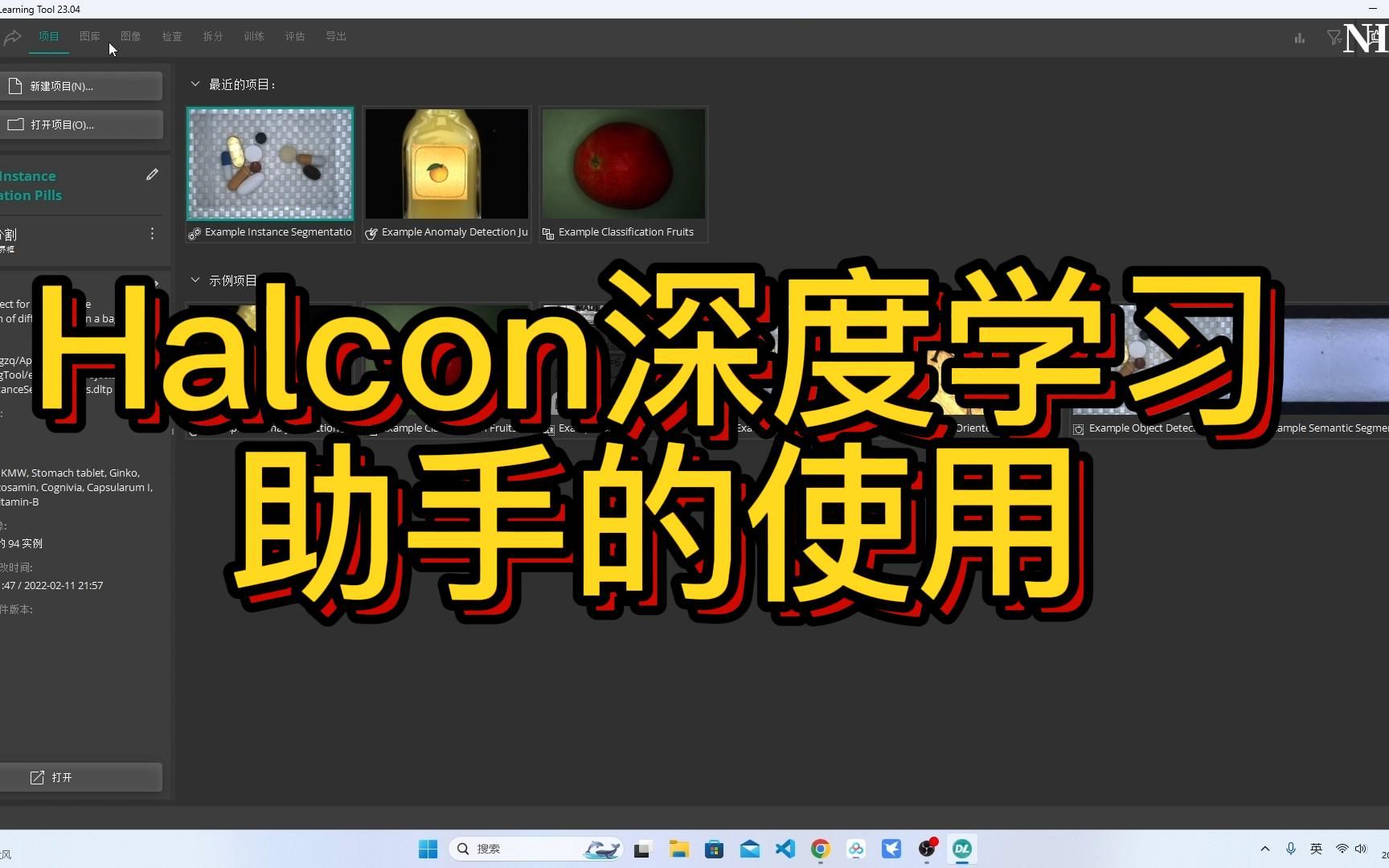 Halcon深度学习助手的使用