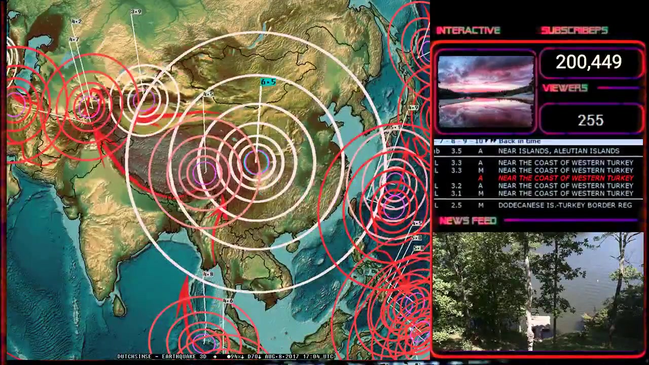 【地震监测】大型M6.5地震袭击中国 同时世界各地的地震情况哔哩哔哩bilibili