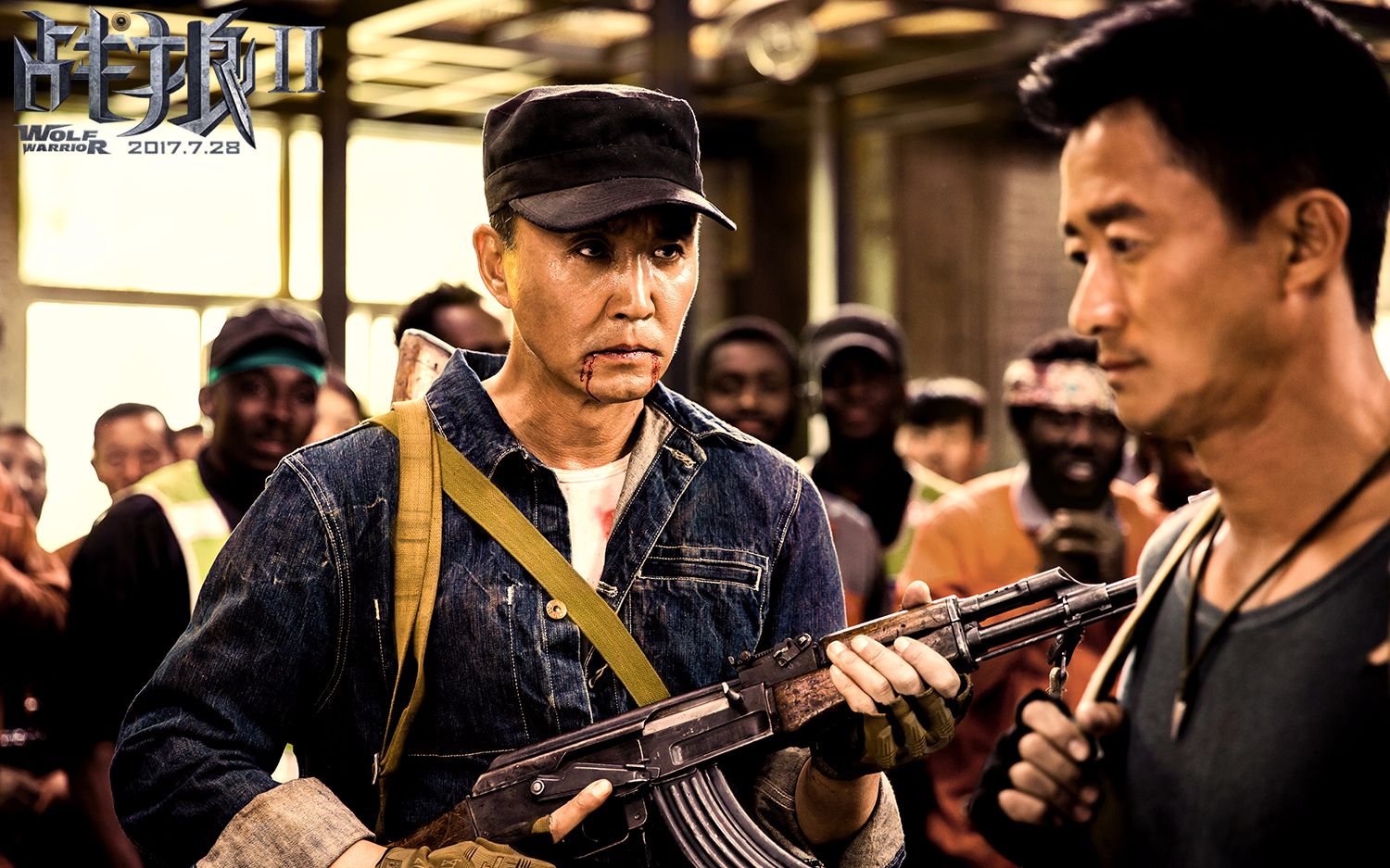 中国战争片新作《战狼2》精彩回顾 四大看点:水下打斗 坦克漂移!