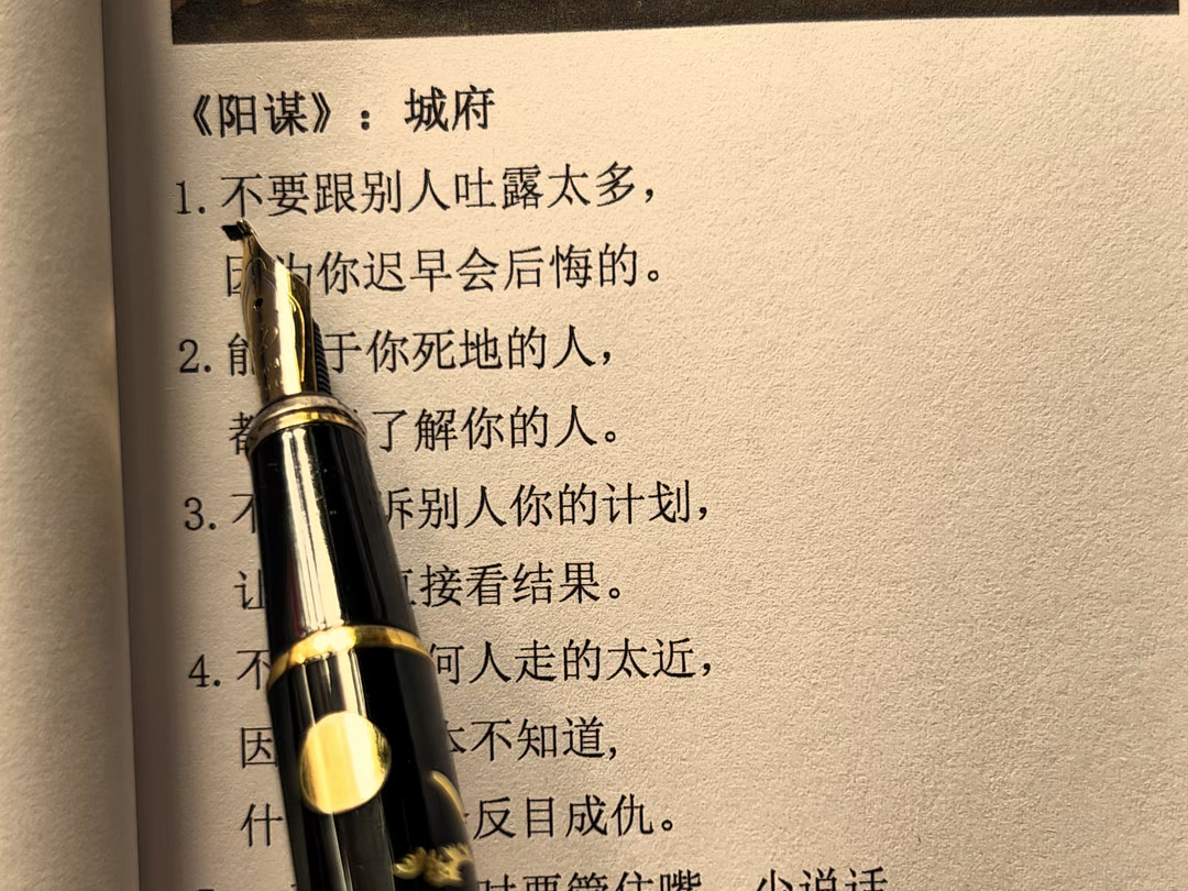 人一旦开始研究《阳谋》,你的人生就像开了上帝视角!做人要有智慧,做事要有策略,《阳谋》 教你运用智慧和策路去赢得胜利,少走弯路,少吃亏!#阳...