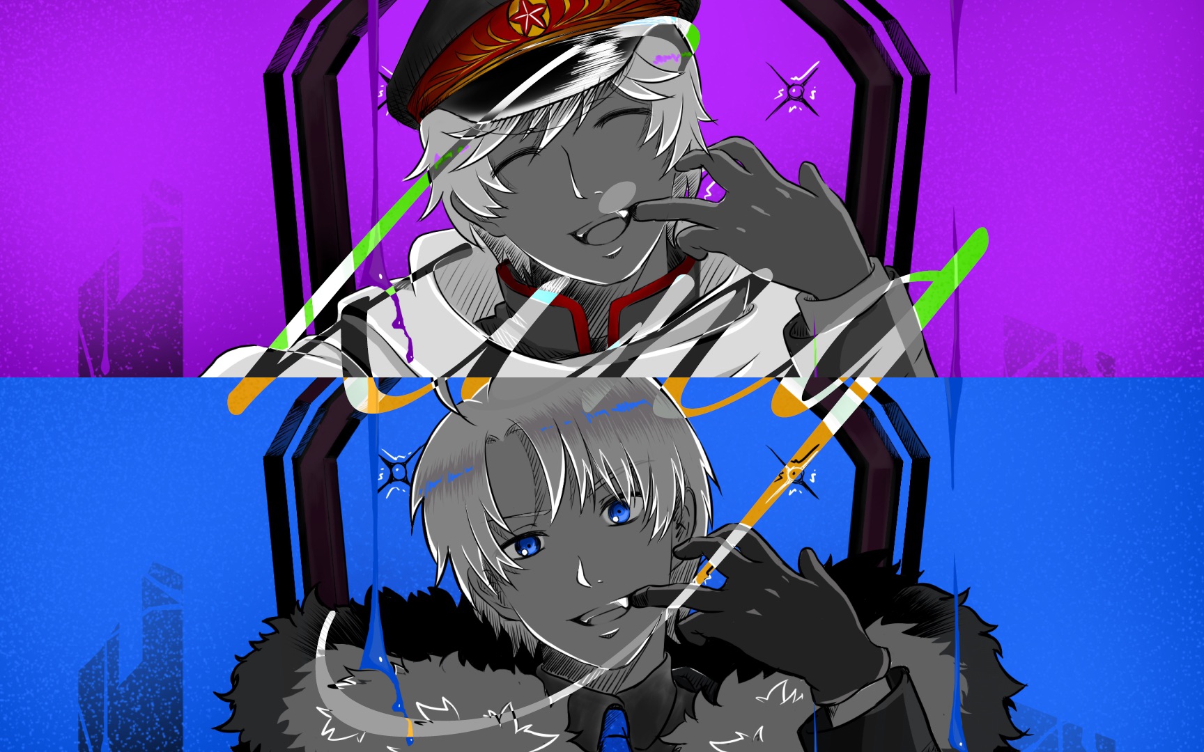 【aph手书】king(春待 a)_哔哩哔哩_bilibili