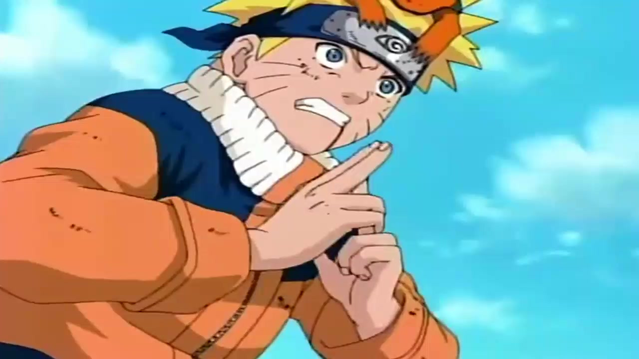 火影忍者:蛤蟆文太联手,鸣人用变身术,九尾从雾气里冲出来,守鹤吓到了