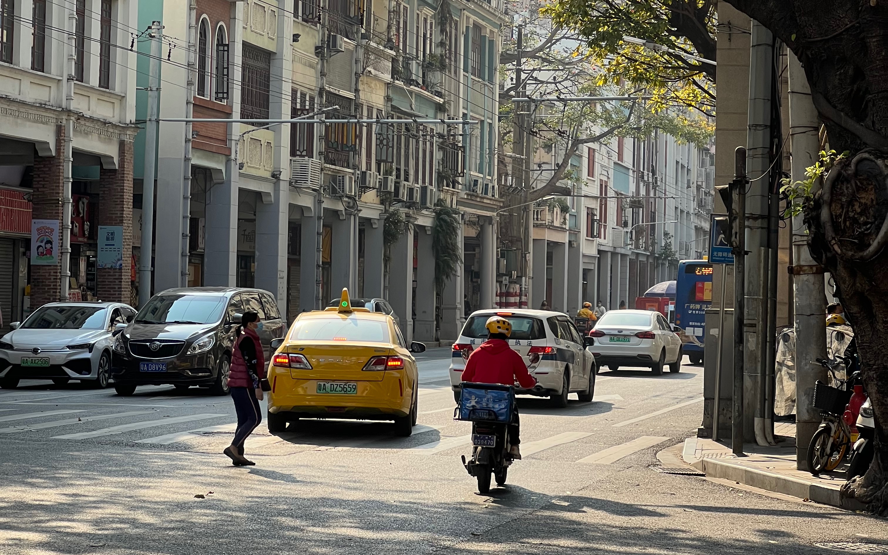 4k hdr|广州漫步|文明路夕阳