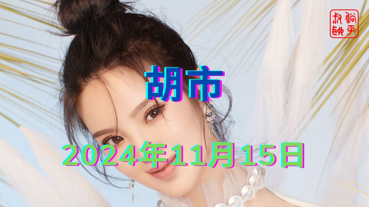 胡市||2024年11月15日哔哩哔哩bilibili