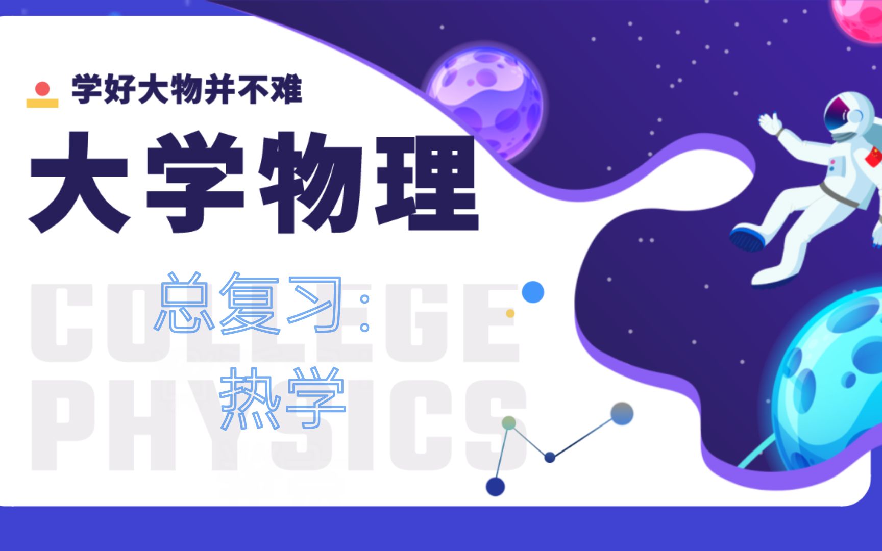 大学物理2021总复习:热学哔哩哔哩bilibili