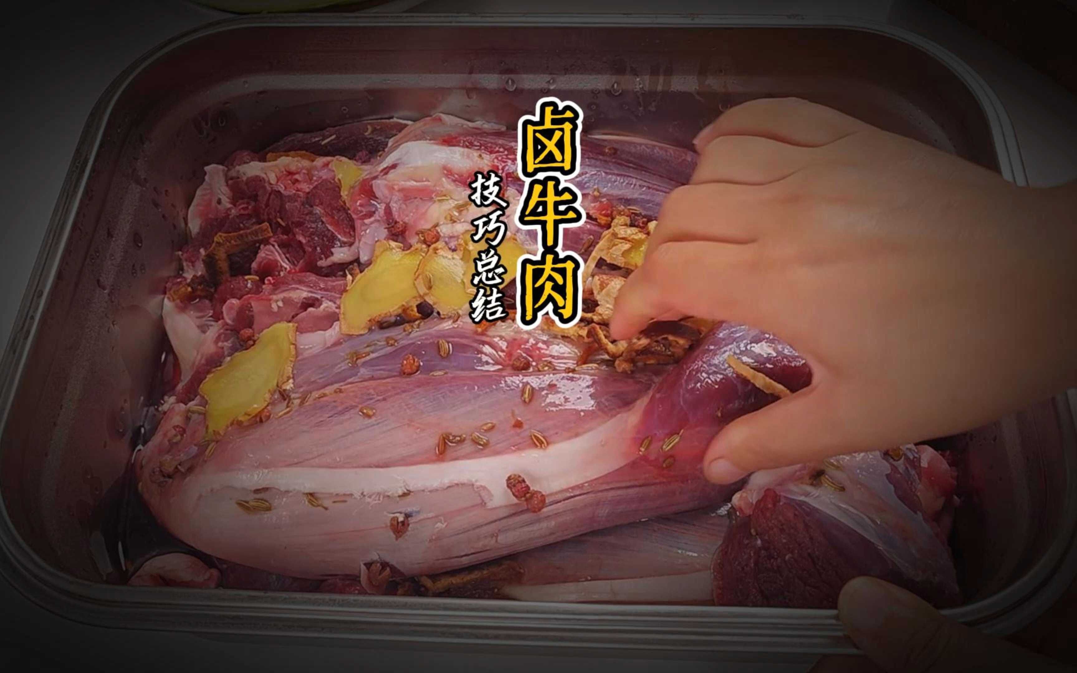 简单好吃的卤牛肉家常做法,全家老小都爱吃哔哩哔哩bilibili