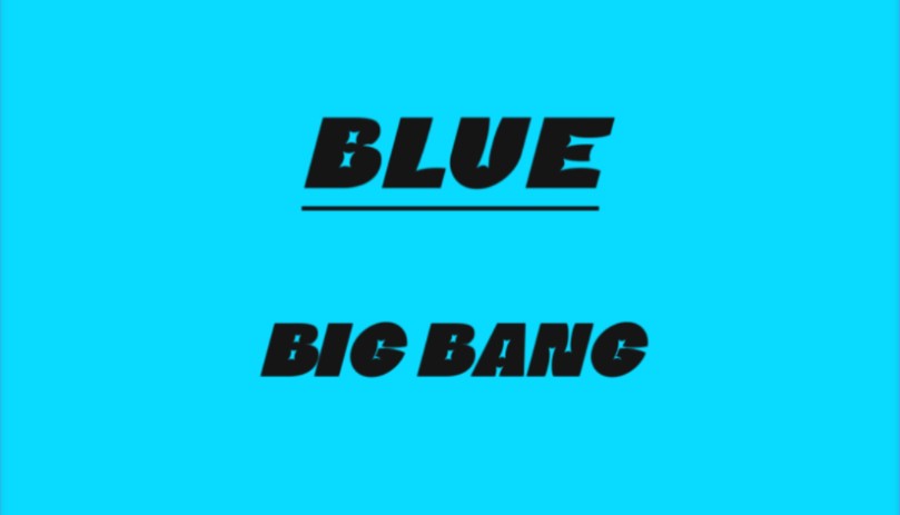 韩语歌音译bigbang的blue哔哩哔哩bilibili