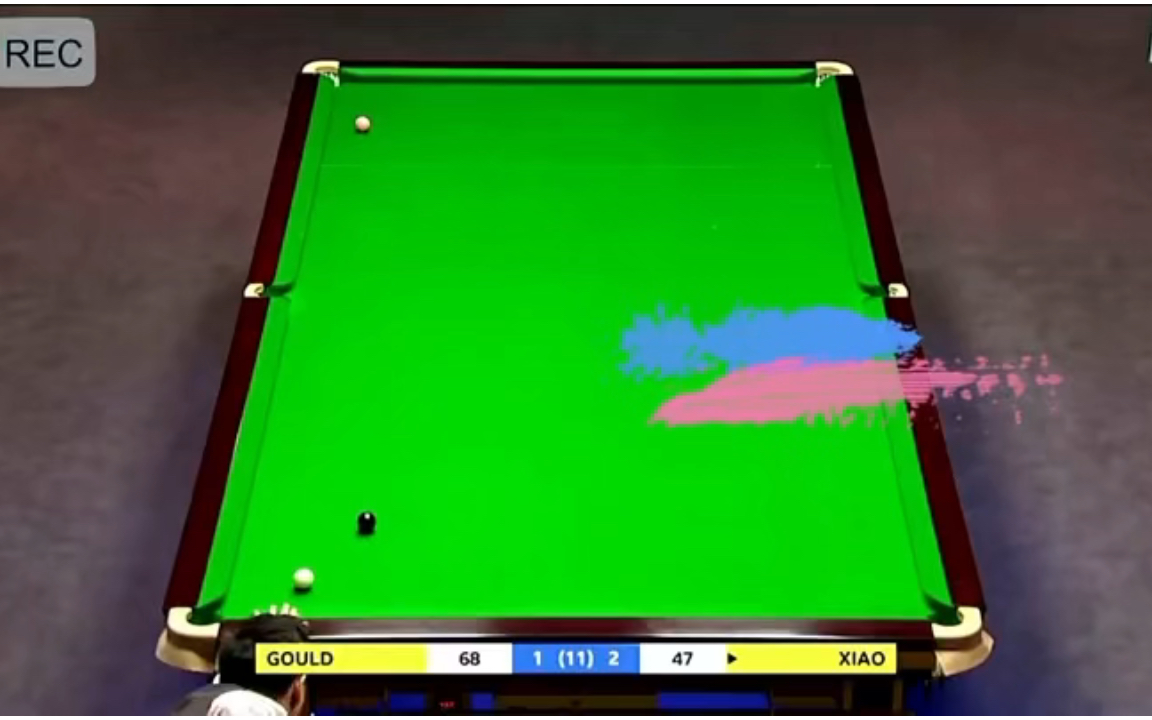 哪怕桌上只剩两颗彩球,选手们也能做出顶级的斯诺克防守!