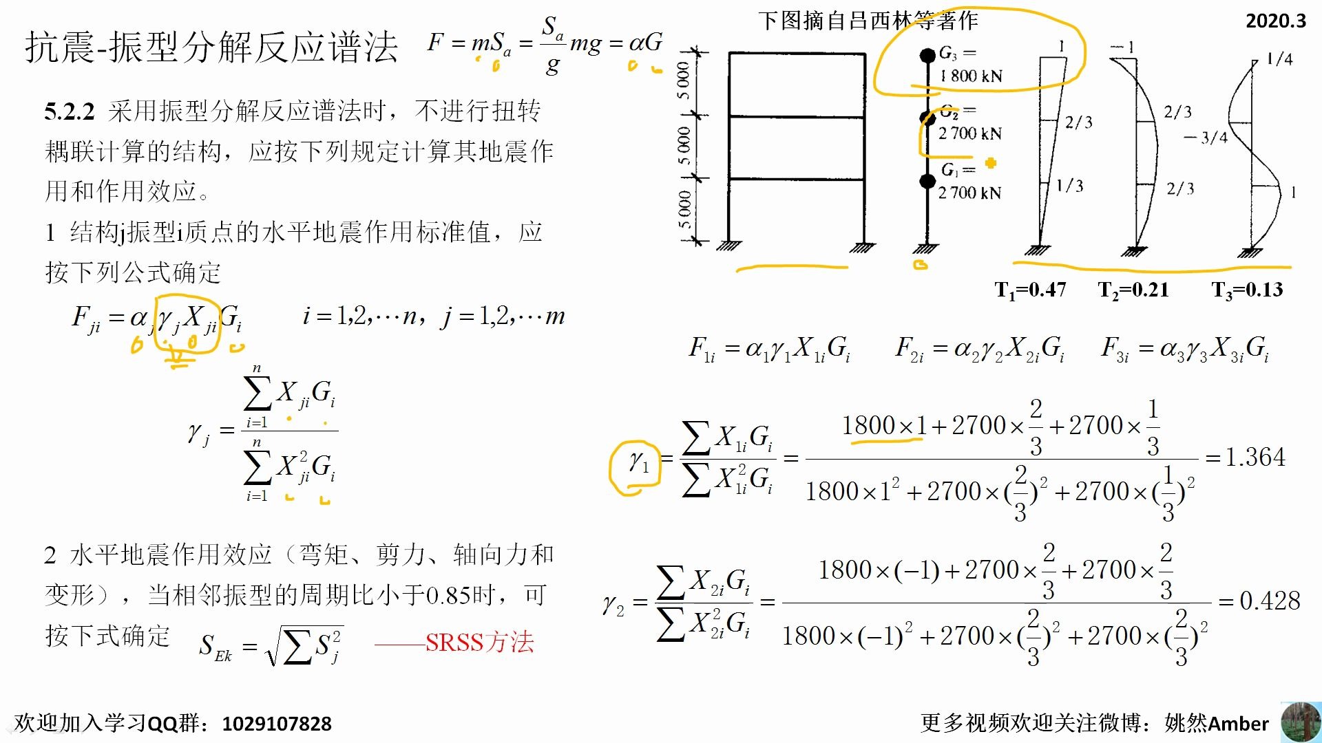 【姚素玲】8抗震振型分解反应谱法哔哩哔哩bilibili